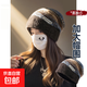 2025新款毛線(xiàn)帽針織堆堆帽冷帽秋冬女復古毛絨厚帽子冬天防風(fēng)冬季 深咖色 均碼頭圍（56-62cm）