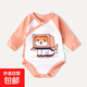 【清倉】寶寶春夏季衣服男寶女寶春夏連體衣上衣褲子斷碼清倉 紙盒小狗（長(cháng)袖包屁衣） 90cm 推薦身高80-88cm
