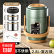敬之寶抗菌316不銹鋼保溫飯盒成人學(xué)生真空保溫桶上班族帶蓋飯盒 復古綠真空保溫提鍋 2.8L 【316抗菌內膽】贈送餐具