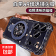 星宇橙適用蘋果17promax手機(jī)殼磁吸支架iphone17pro新款16透明15鏡頭全包14氣囊防摔13硅膠12男女p 【鈦藍(lán)色-金屬支架】四角氣囊防摔高透原機(jī)美感 iPhone 17 Pro Ma