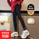 女童打底褲冬季加絨加厚外穿2025秋冬兒童保暖褲中大童一體絨褲子 KTM-RK86【黑色】加絨款 120 (建議115厘米以?xún)?