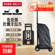 小推車(chē)家用折疊便攜小拉車(chē)買(mǎi)菜快遞拉貨輕便手拉車(chē)行李拉桿小拖車(chē) 加強款折疊四輪+包【坦克輪送綁繩】