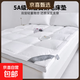 【國家補貼】五星級酒店雙層羽絨床墊軟墊舒適白鵝毛床褥加厚床墊 白色【雙層床墊 柔暖加倍】 180*200cm床