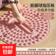 指壓板超慢跑足底按摩腳墊通經(jīng)絡(luò )室內原地腳低踩腳磁石硅膠趾壓板 櫻花粉【筋膜球+磁石|加大加厚55CM|全身按摩】