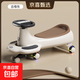 扭扭車(chē)兒童1歲2024新款大人可坐雙人寶寶溜溜車(chē)搖搖擺嬰兒妞妞車(chē) 咖色加大輪