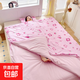 寶寶防踢被神器中大童卡通全棉幼兒兒童秋冬四季通用被子被套睡袋 萌朵-草莓熊 大空間不拘束 120*150cm大豆全棉1薄1厚