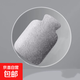 ?加厚防爆?熱水袋 注水式暖手寶 暖腰暖被窩毛絨可拆洗暖水袋 灰色仿兔絨外套+內膽 2000ML-大號暖被窩