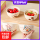迪士尼(Disney)陶瓷飯碗可微波高顏值正版云舒系列餐具可愛(ài)女生碗 云舒4.5英寸碗【米奇系列四個(gè)混裝】