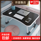 簡(jiǎn)約床上書(shū)桌家用臥室電腦桌折疊桌大學(xué)生宿舍學(xué)習桌簡(jiǎn)易小桌子 【基礎款】黑金絲色 60×40×28cm