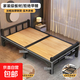 實(shí)木折疊床成人家用單人簡(jiǎn)易小床2025新款1米5雙人床加厚加粗加固 實(shí)木床板+靜音鋼架/120cm 單折