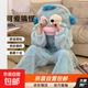 可愛(ài)卡通小丑魚(yú)珊瑚絨睡衣女連體加絨加厚搞怪秋冬保暖家居服 小丑魚(yú)連體服+鞋子 L 158-163cm