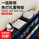 機頂盒置物架有線(xiàn)電視機顯示屏收納架子顯示器路由器掛架免打孔不傷墻壁托架 中號