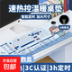 暖桌墊加熱鼠標墊自動(dòng)斷電辦公室超大電腦桌面防水桌墊卡通快捷鍵 繪畫(huà)女孩快捷鍵 80*33【6檔數顯定時(shí)款】