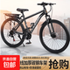 鳳凰晟象夢(mèng)幻鳥(niǎo)山地自行車(chē)單車(chē)學(xué)生通用24速變速減震通勤戶(hù)外 暗夜黑 24速 24英寸