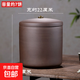 宜興紫砂茶葉罐大碼號普洱茶桶醒茶器陶瓷家用缸七子餅茶盒存儲罐 光板紫泥 7餅