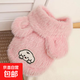 秋冬季絨絨衣服飾寵物連帽毛絨無(wú)袖馬甲貓咪狗狗居家保暖泰迪比熊 可愛(ài)粉馬甲【連帽款】 M【建議5-8斤】