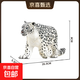 實(shí)心仿真動(dòng)物模型恐龍實(shí)心塑膠玩具模型遠古巨獸大象老虎 大號實(shí)心雪豹 無(wú)規格