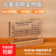 化學(xué)元素周期表擺件內嵌實(shí)物高初中生送生日禮物開(kāi)學(xué)畢業(yè)升學(xué)教師節禮物書(shū)房桌面裝飾 加大號【230*145*25MM】發(fā)光底座+禮盒