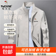 啄木鳥(niǎo)（TUCANO）薄款夾克男春秋季新款休閑立領(lǐng)外套男裝大碼加絨加厚上衣服 188卡其色【春秋款】 送襪子 XL 建議120-135斤