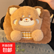 可愛(ài)小熊熱水袋暖水袋充電防爆正品暖手寶女生用敷肚子暖被窩神器 棕色小熊