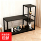 魚(yú)缸架子魚(yú)缸柜魚(yú)缸桌龜缸架魚(yú)缸底座金屬鋼架超強承重多層魚(yú)缸架 【25加粗方管】黑色+黒架120*40*110