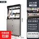 鞋柜家用門(mén)口2025新款爆款超薄入戶(hù)翻斗收納柜衣帽架一體靠墻小窄 云絮灰【進(jìn)口品質(zhì)丨24寬】升級帶衣架 100*198CM（寬度參考圖片）