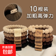 皮筋女扎頭高級感女生頭繩2025新款高端發(fā)圈頭飾馬尾發(fā)繩成人皮套 16#兔子+小熊混搭10根【加粗款】
