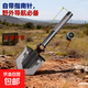 多功能工兵鏟折疊車(chē)載兵工鏟錳鋼鐵鍬釣魚(yú)便捷野營(yíng)裝備戶(hù)外鏟子 01小號一節(指南針款)兵工鏟