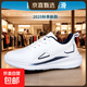 秋冬季新款軟底防水皮面減震跑步鞋時(shí)尚大碼特大號運動(dòng)鞋 CX李815-白色 47