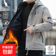 袋鼠清倉 棉服男士外套2026休閑加厚冬季加厚棉衣男石墨烯保暖棉襖 6987卡其棉衣款 L 100-125斤