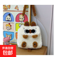 3way日系可愛(ài)暹羅貓毛絨雙肩包學(xué)生單肩包斜挎包mini小背包登山包 卡其色 均碼