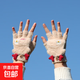 手套冬天女可愛(ài)加絨韓版卡通學(xué)生寫(xiě)字ins加厚棉保暖防寒毛線(xiàn)半指 小鹿-米色 均碼