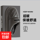 厚底新款家居室內保暖鞋加絨高檔棉拖鞋男冬季包頭拖男皮拖鞋男士 灰色 42-43