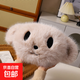熱水袋充電冬季可拆洗暖手寶可愛(ài)毛絨小怪搞怪男女學(xué)生卡通暖寶寶 米白長(cháng)毛狐貍狗+熱水袋+充電器