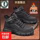 歐倫啄木鳥(niǎo)冬季馬丁靴加絨加厚棉鞋工裝登山雪地靴東北戶(hù)外男鞋 黑色-加絨 【升級款】 40 (250mm) 【標準尺碼】