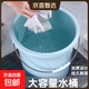 加厚大容量水桶手提洗車(chē)儲水桶學(xué)生宿舍臉盆洗衣拖把桶泡腳洗腳桶 36【加大號水桶】藍色1個(gè)