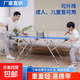 兒童乒乓球桌家用小型可折疊乒乓球臺便攜式游戲桌露營(yíng)桌一桌多用 僅球桌（蘭色）