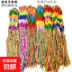 端午節五彩繩手鏈批發(fā)手工編織彩線(xiàn)成品兒童嬰兒成人鈴鐺手繩紅繩 直紋五彩繩 （3根）