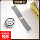 適用小米手表watchs4表帶watch3腕帶s1pro智能color2運動(dòng)版s1米蘭尼斯金屬夏天男高級替換帶【91】 銀色 小米Watch S1