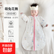 寶寶睡袋春夏薄男女?huà)雰悍捞弑磺锒窦兠藜啿妓鼕A棉四季通用 前6后4款-萌兔花舞 M碼（衣長(cháng)80cm建議6-15個(gè)月左右