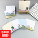 新款ins風(fēng)線(xiàn)條小狗便利貼|可愛(ài)卡通可粘貼便簽超萌學(xué)生留言筆記貼 撕開(kāi)即貼 //不易掉落 【線(xiàn)條小狗】4本1套（不重復）