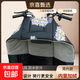 2025新款冬季電動(dòng)車(chē)電瓶車(chē)PU記憶布分體擋風(fēng)被加絨加厚防水保暖 拒水記憶布分體黑色加絨（無(wú)把套）