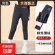 秋冬季兒童鯊魚(yú)褲加絨春秋褲薄款百搭彈力女童學(xué)生外穿打底褲 灰色 【薄絨400g】 150 建議身高135-145cm
