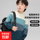 新款男童毛衣2025秋冬加厚韓版洋氣保暖冬季兒童打底針織衫冬裝 藍色【F176男童蘭色拼色套衫】 140
