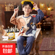 2025款男童睡衣春秋款圓領(lǐng)長(cháng)袖兒童睡衣男孩大童青少年冬季家居服 貓和老鼠【圓領(lǐng)長(cháng)袖套裝】 145 M碼【身高145-155CM】
