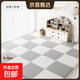 臥室泡沫兒童爬行拼接地墊寶寶爬爬墊家用海綿地板榻榻米加厚墊子 【白色+灰色】贈送邊條 60*60厚2.0厘米【12片】
