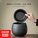 陶瓷茶渣缸茶洗帶過(guò)濾茶器杯洗筆洗家用建水水盂廢水缸茶具配件 粗陶小號茶渣缸+過(guò)濾蓋-禪黑