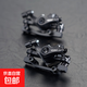 自行車(chē)碟剎器剎車(chē)配件代駕電動(dòng)車(chē)碟剎制動(dòng)改裝山地車(chē)前后輪剎車(chē)器 黑色前輪F160+后輪R160 機械線(xiàn)拉碟剎器