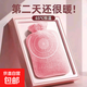 ?加厚防爆?熱水袋 注水式暖手寶 暖腰暖被窩毛絨可拆洗暖水袋 粉色仿兔絨外套+內膽 2000ML-大號暖被窩