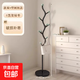 奶油風(fēng)衣帽架落地衣架入戶(hù)客廳家用2025新款立式掛衣架子結實(shí)耐用 枝繁葉茂黑架-出口同款-大理石底座 （結實(shí)更耐用）